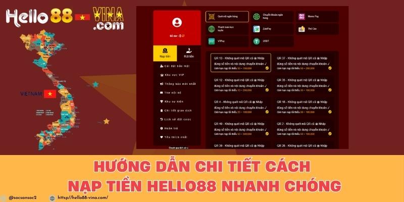 Hướng Dẫn Chi Tiết Cách Nạp Tiền Hello88 Nhanh Chóng